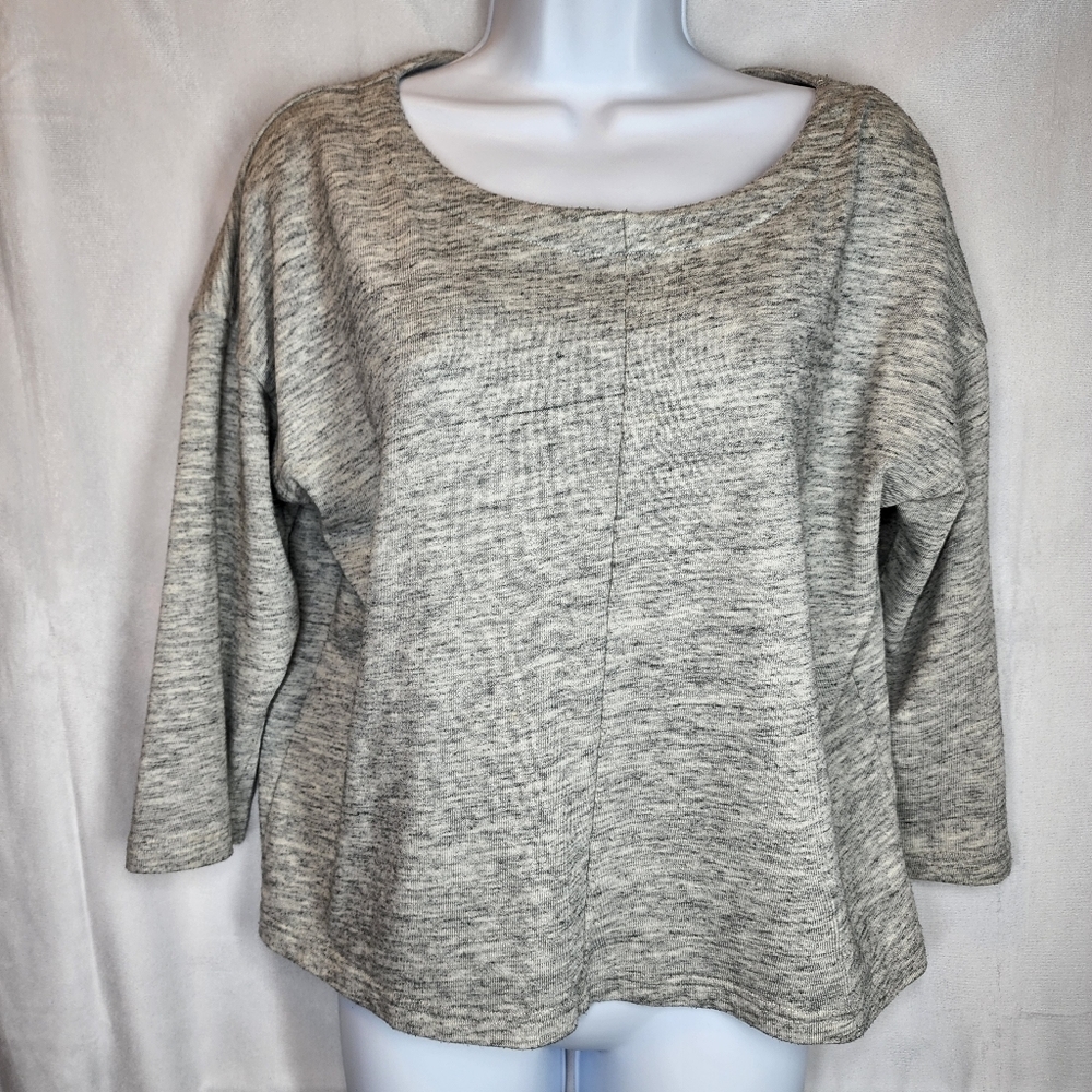 Madewell gray oversized sweatshirt